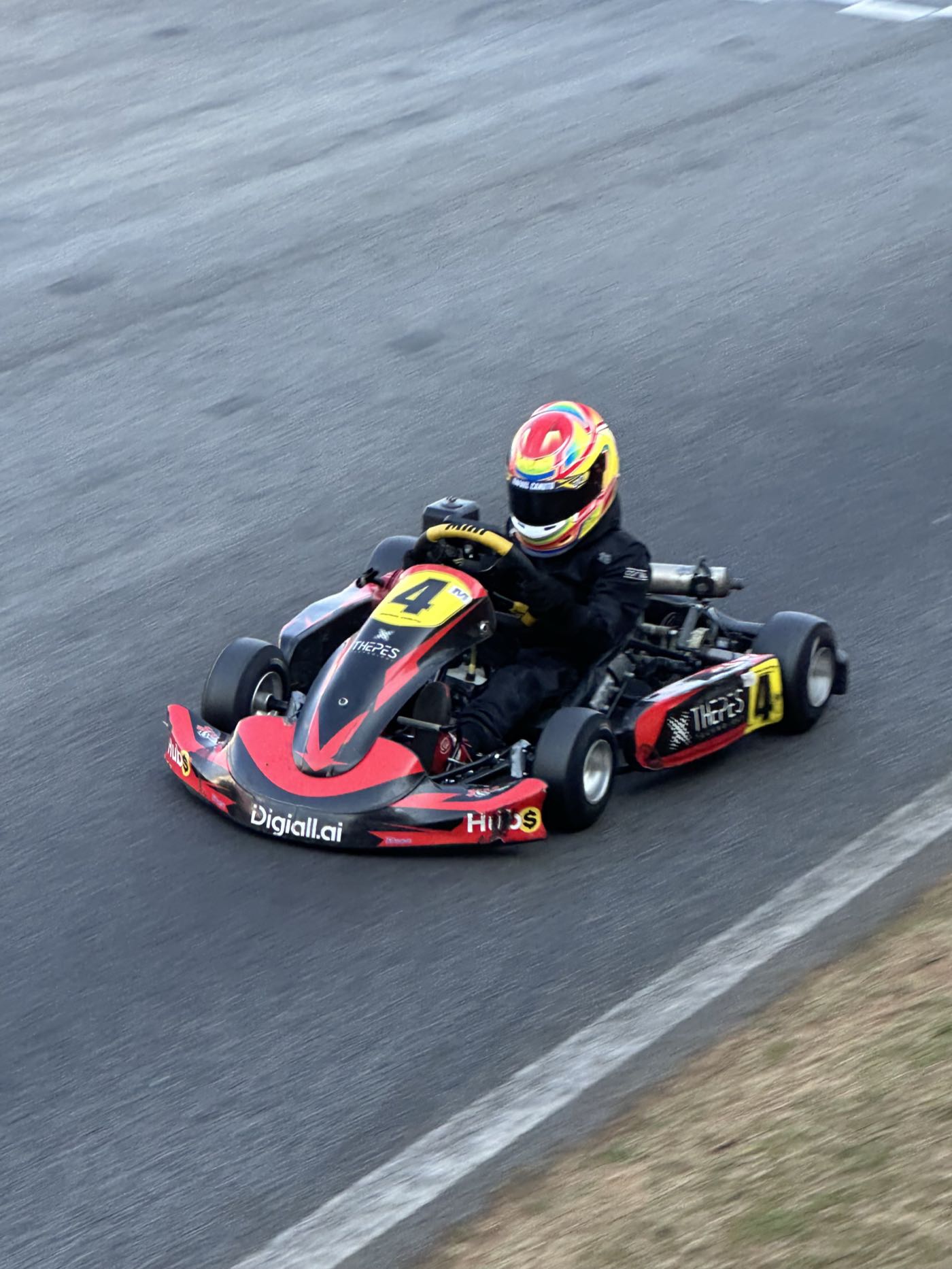 Piloto Rafito da E.S. em ação